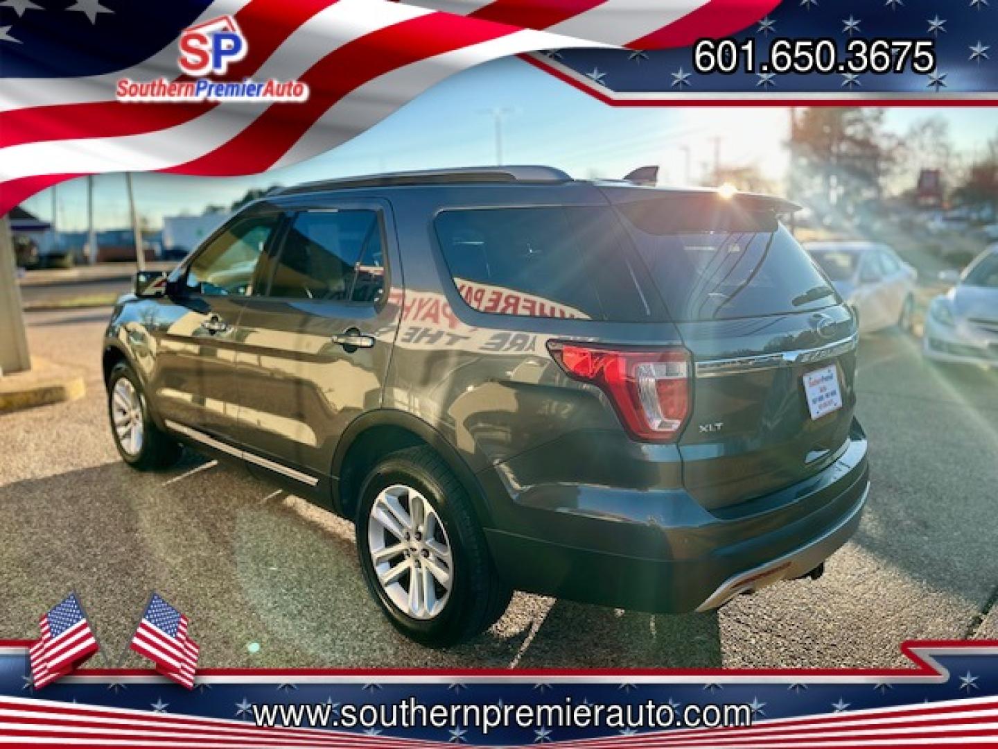 2016 GRAY FORD EXPLORER XLT (1FM5K7DH5GG) , located at 922 W. Beacon St., Philadelphia, MS, 39350, (601) 650-3675, 32.770447, -89.127151 - Photo#3